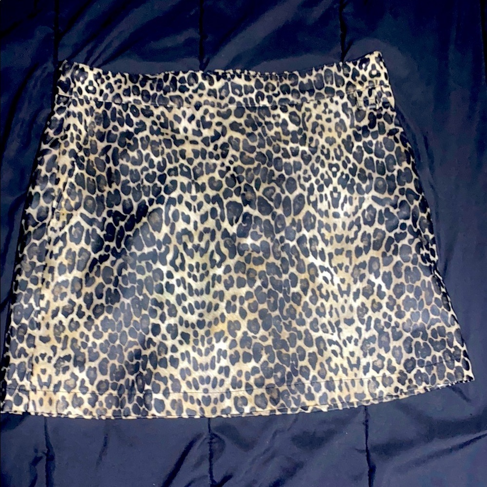 Leopard Print Women's Skirt